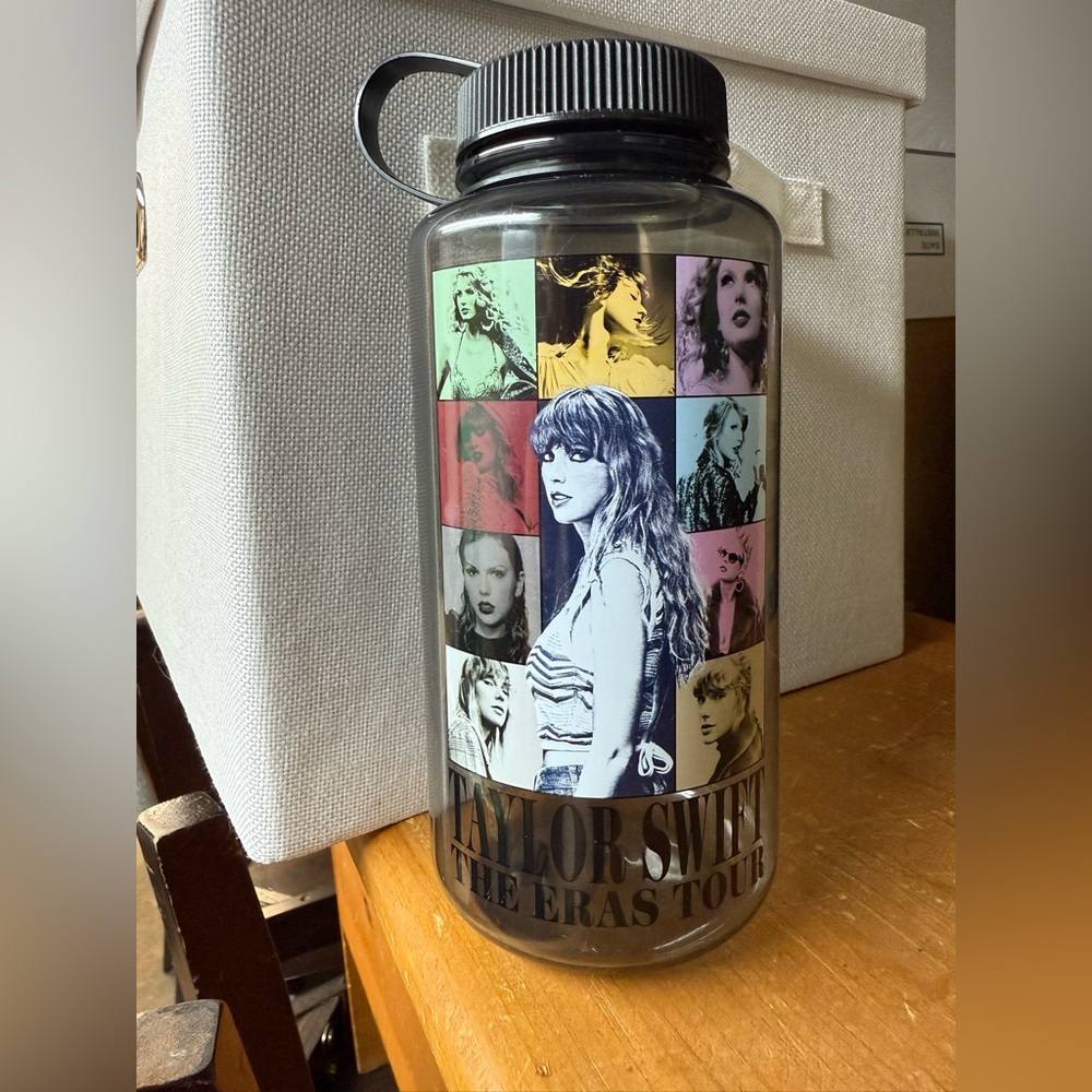 Taylor Swift The Eras Tour Black Water Bottle
